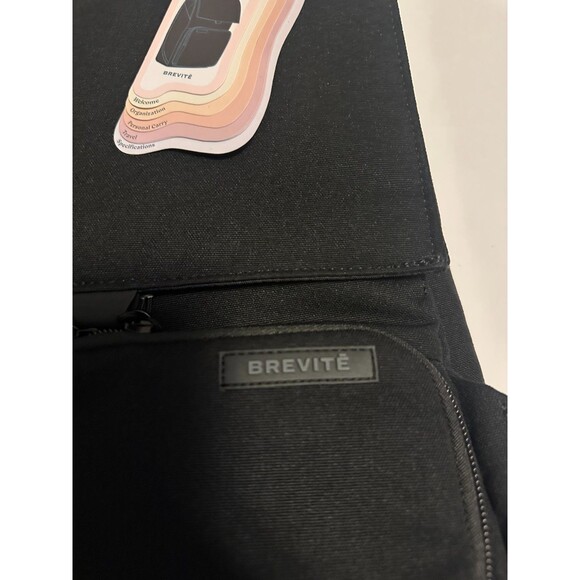 NWT Brevite The Daily Backpack In Black Slim main image 4